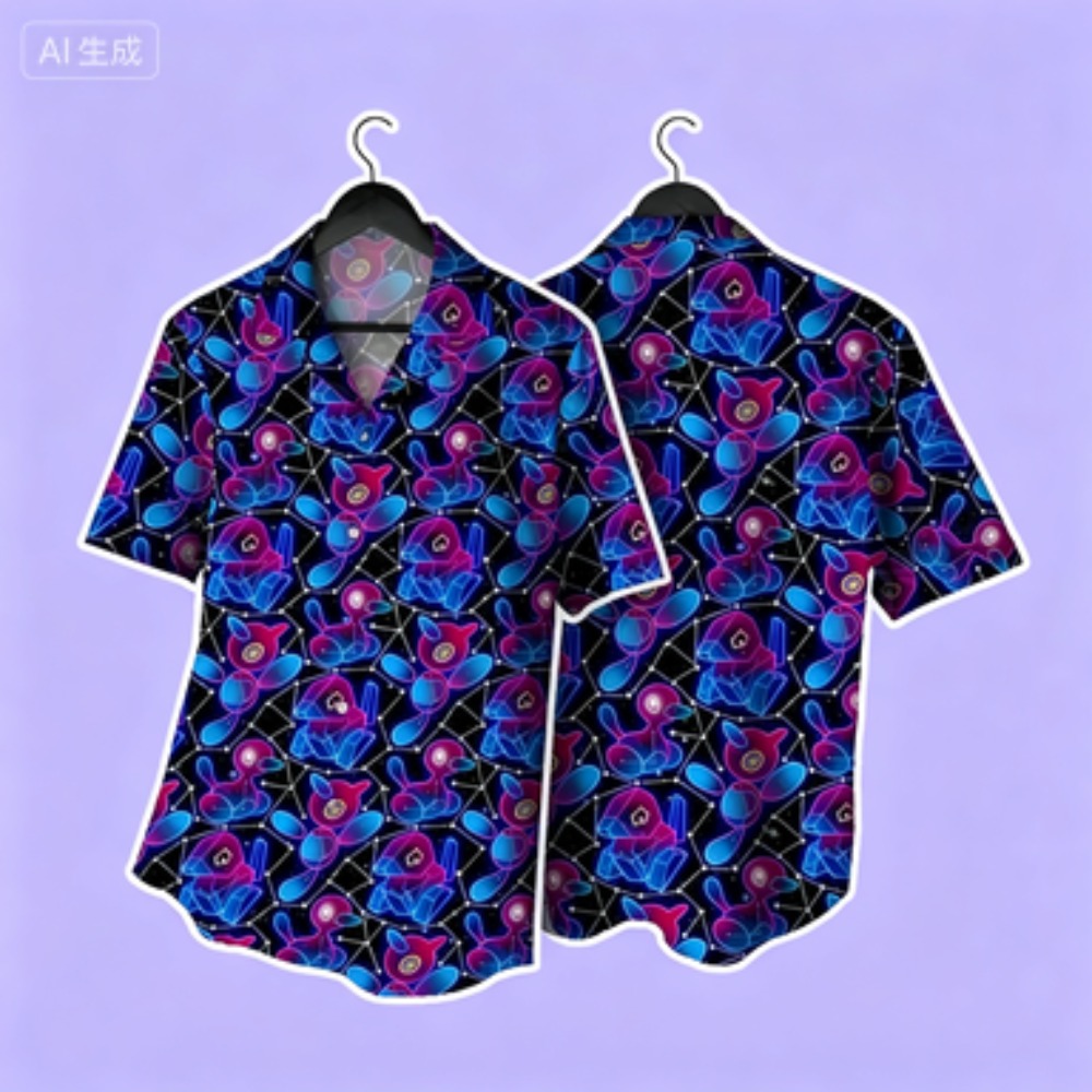 Custom Star Map - Chemise décontractée personnalisée à manches courtes,