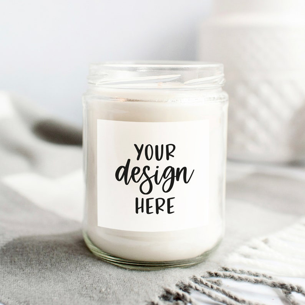 Personalised Candle Label - Autocollants personnalisés pour pots à bougies,