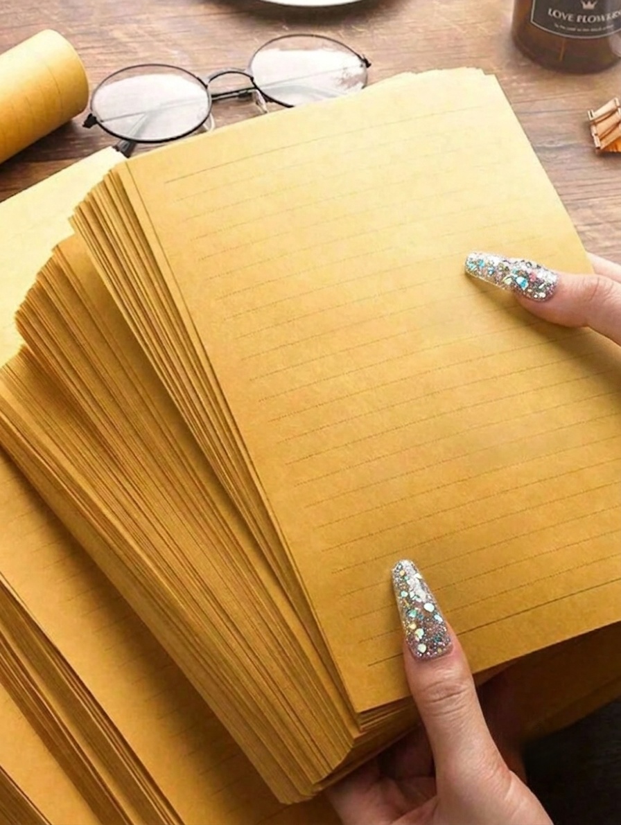 Wax Seal Letter Kit - 100 feuilles de papier à lettres